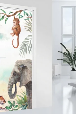 Stickers pour porte - Jungle Offre Exclusive