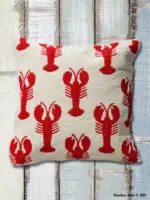 Achat Immédiat Coussin Homards et perles de verre